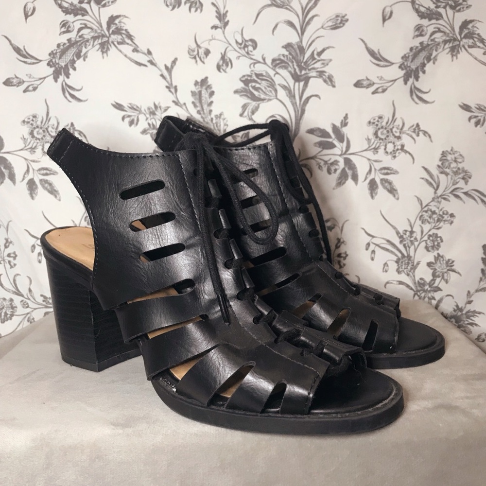 bootie type wedges